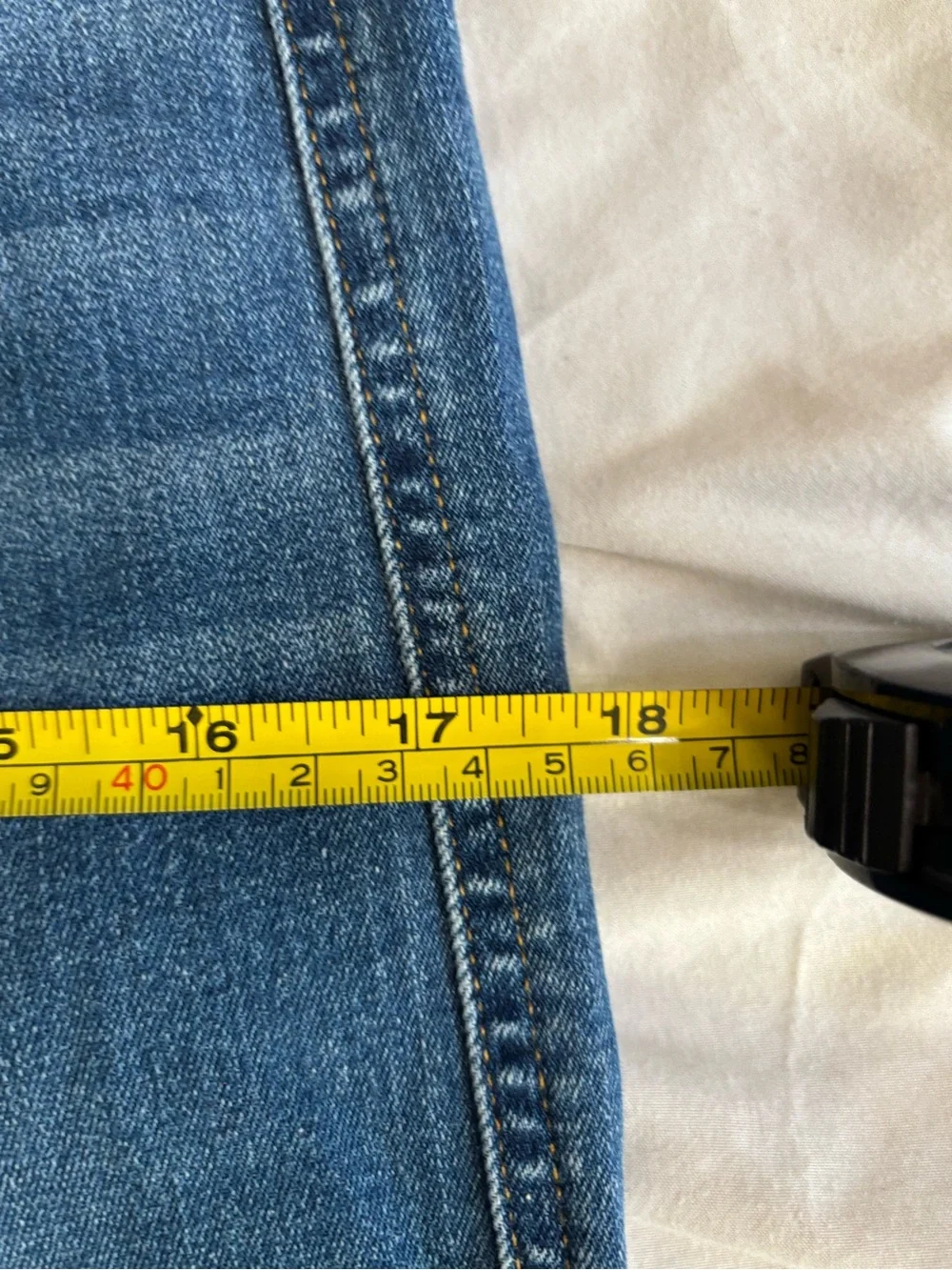 SPANX Wide Leg Jeans in Blue Wash